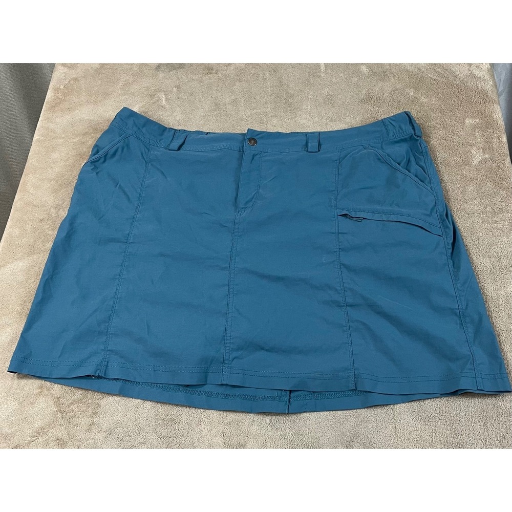 Duluth Dry on the Fly Skort Women Plus Size 24W Blue Gym Tennis Badminton Good
